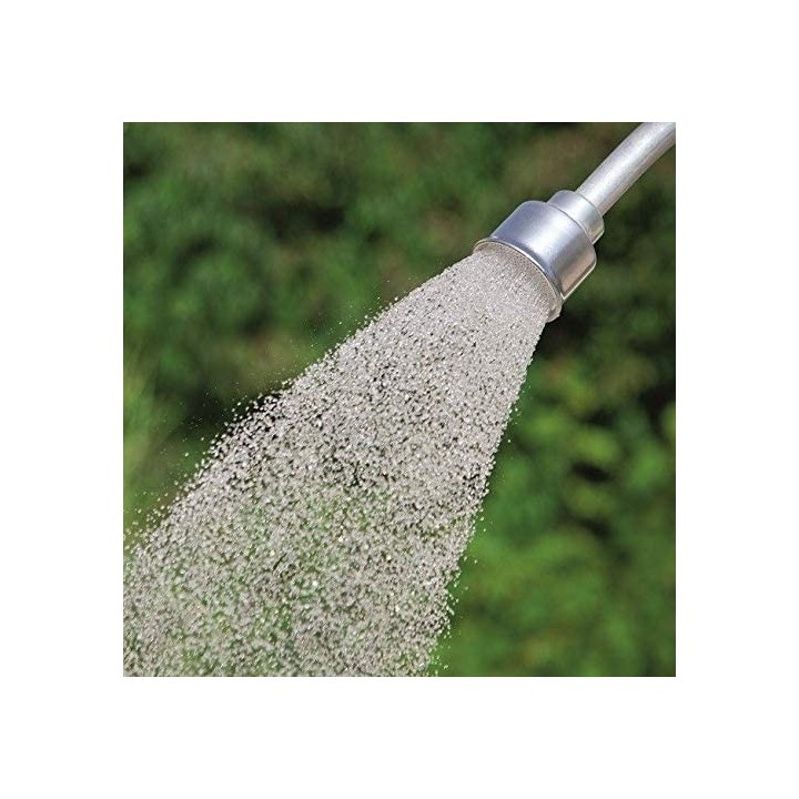 Pomme d'arrosage GEKA métal soft rain trous 0.7mm