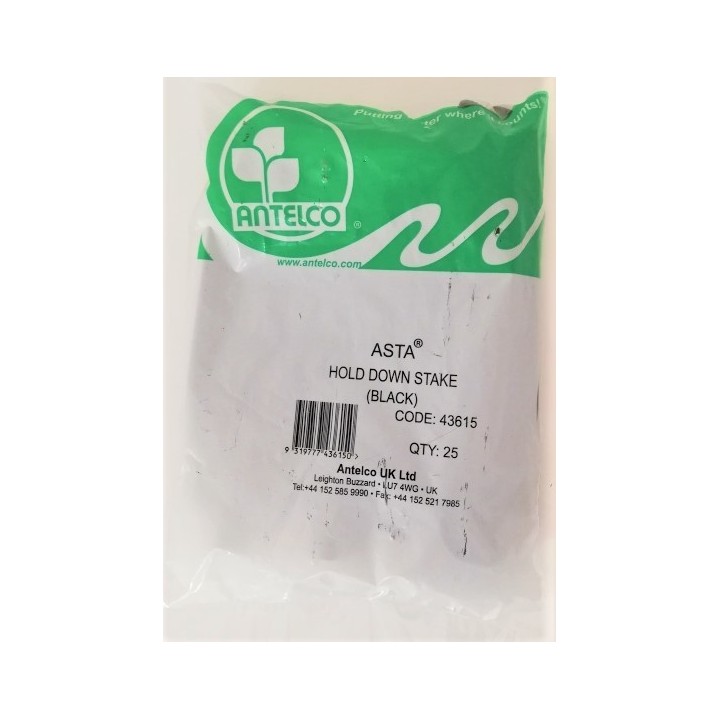 Piquet d'ancrage AC pr. PE Ø 16 mm. À 20 mm. 25p