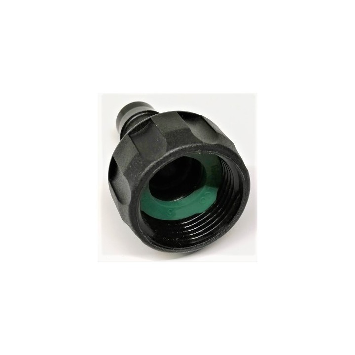 Raccord tournant 3/4" f. x 16 mm cannelé