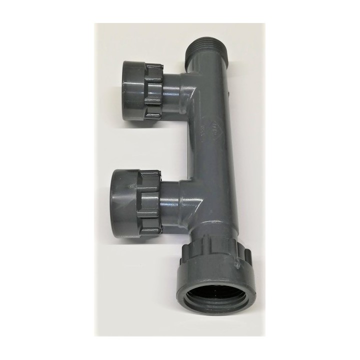 Collecteur 2 vannes 1"m. x 3 unions 1"f. DURA