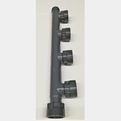 Collecteur 4 vannes 1"m. x 5 unions 1"f. DURA