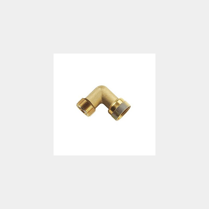 Coude MF, 1 " m. x 1 vis union 1" f. laiton