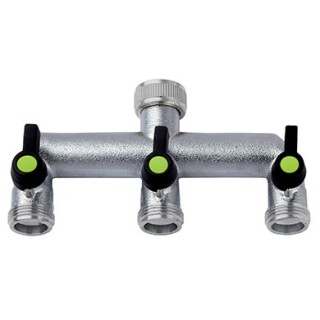 Robinet en laiton à 3 voies réglables 3/4"