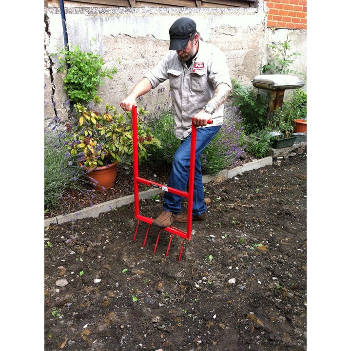 Bêche fourche bio organo-fourche 5 dents 520mm