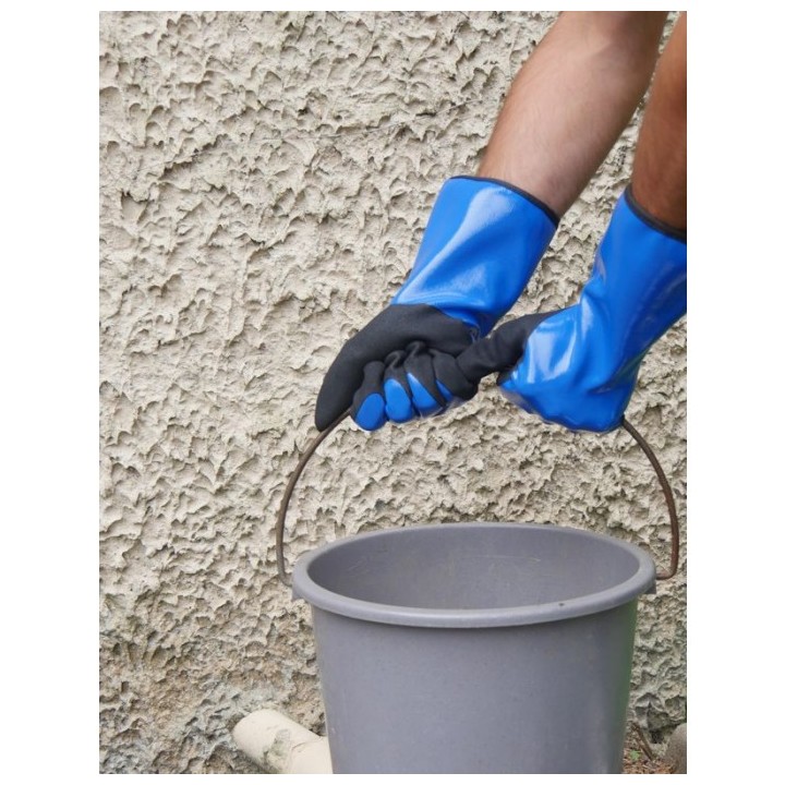Gants PRO étanche pdt chimique long T10