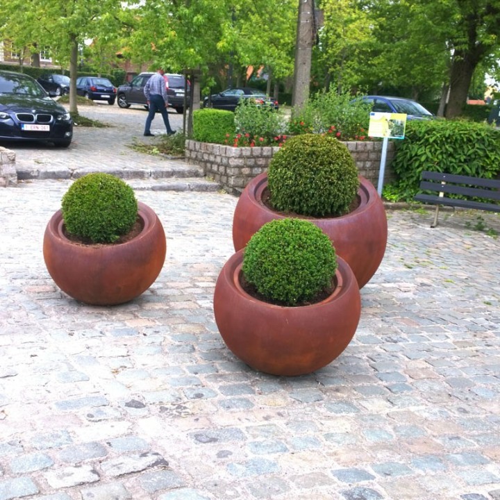 Pot Minimo Ø 800 effet corten