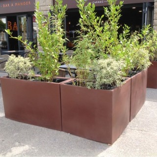 Jardinière Linéo-A Angle Séparateur 660mm