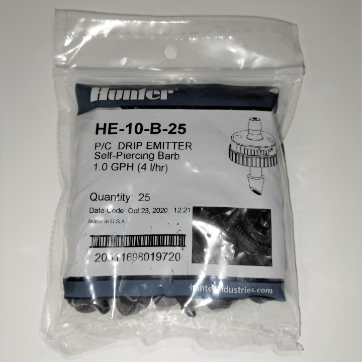 Goutteur bouton Ø 6 mm. 4 l./h