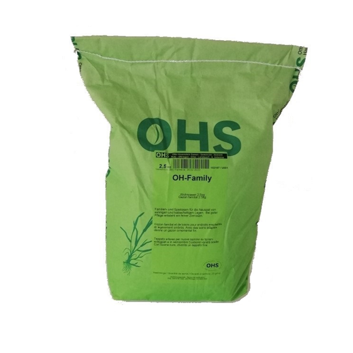 Semences Gazon Familly sac de 2.5kg pour 100m2