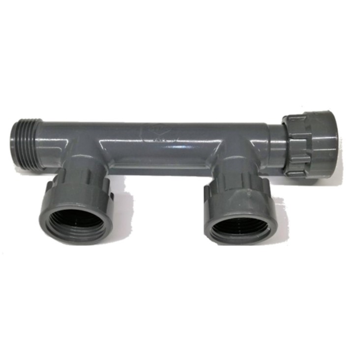 Collecteur 2 vannes 1"m. x 3 unions 1"f. DURA