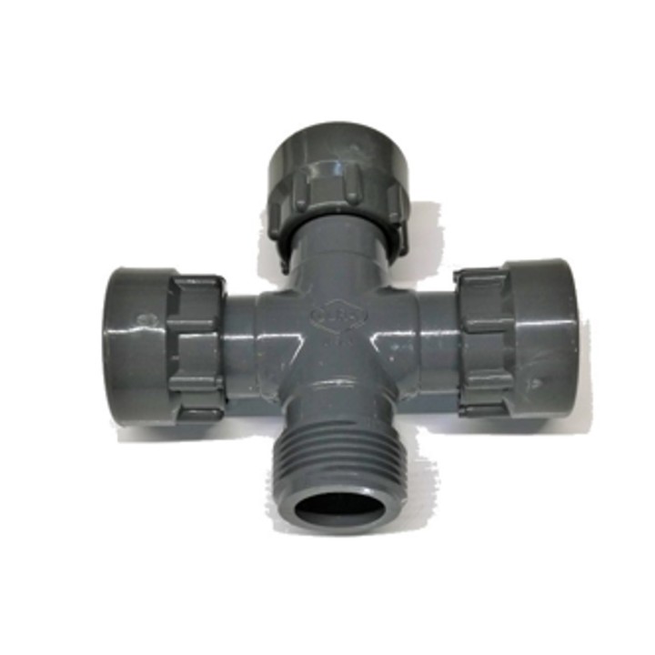 Croix MFFF, 1" m. x 3 vis union 1" f. DURA