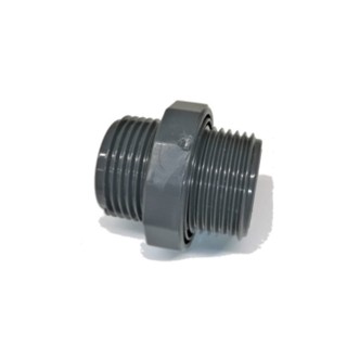 Mamelon double à joint o-ring o 1"m. DURA