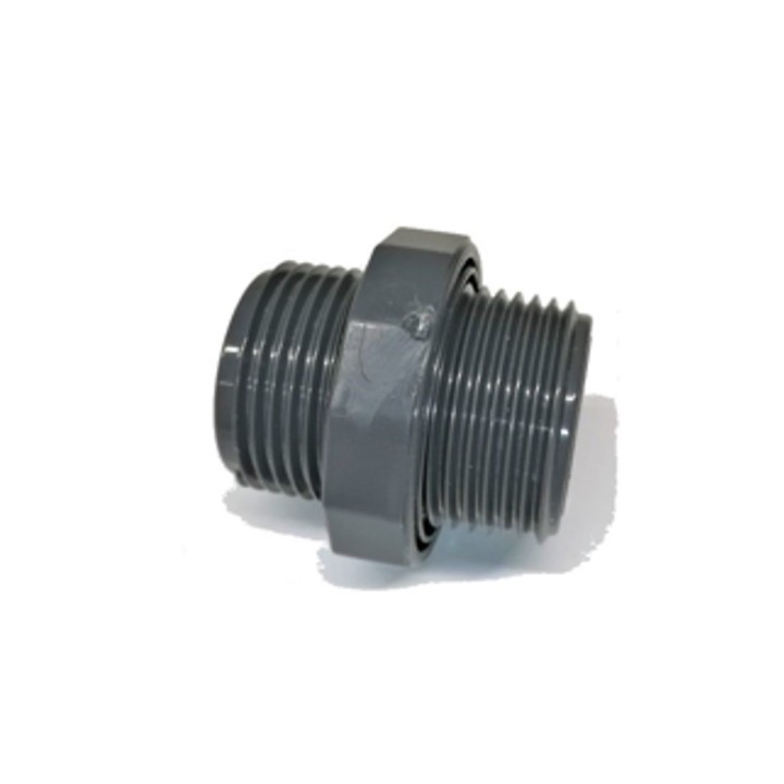 Mamelon double à joint o-ring o 1"m. DURA