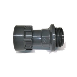 Racc. droit MF, 1"m. x 1 vis union 1"f. DURA