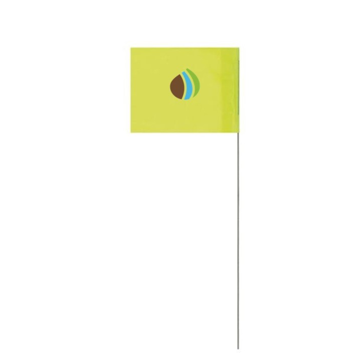 Drapeau de marquage simple Jaune