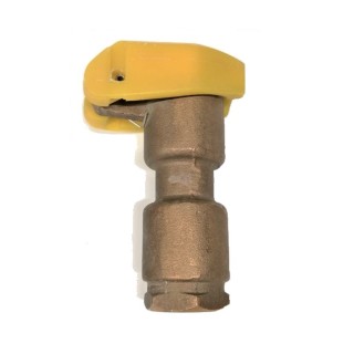 Vanne sout. bronze QCV Ø 3/4". Ferm. clé