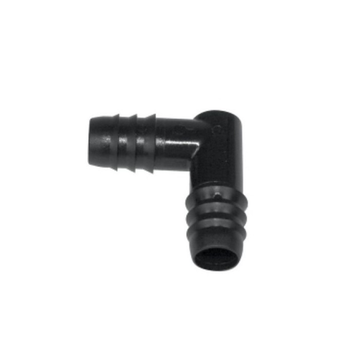 Coude 90° cannelé Ø 16 x 16mm