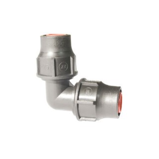 Raccord combiné en coude Ø 16 mm. x 16 mm