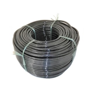 Mini-tube souple en PVC noir Ø 4 x 6 mm en 100ml