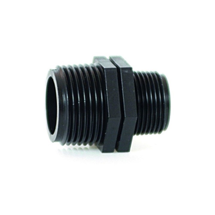 Mamelon réduit fileté Ø 3/4" x 1/2" PP