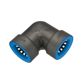 Raccord en coude Blu-Lock Ø 24 mm