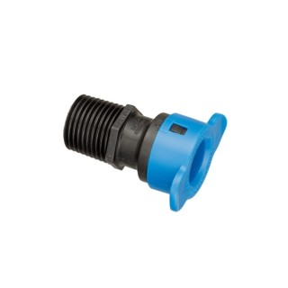 Raccord droit Blu-Lock Ø 15mm x 1/2" mâle