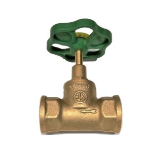 Robinet à siège droit en laiton 3/4"