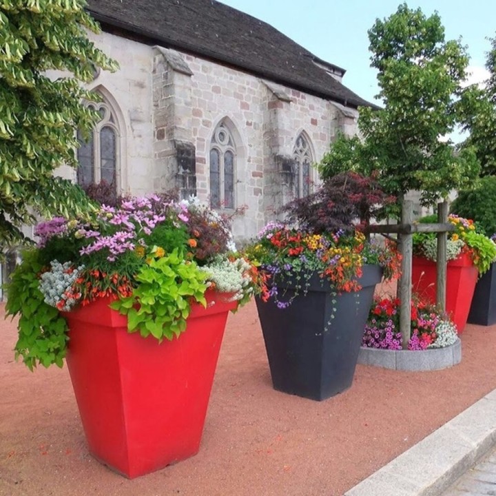 Pot Carré Décoratif de 630mm à 1270mm