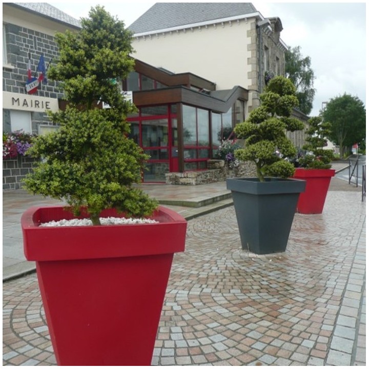 Pot Carré Décoratif de 630mm à 1270mm