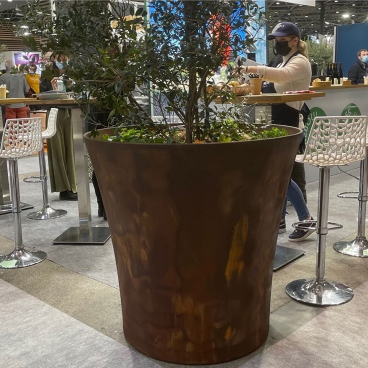 Pot Vogue effet corten Ø 1045mm