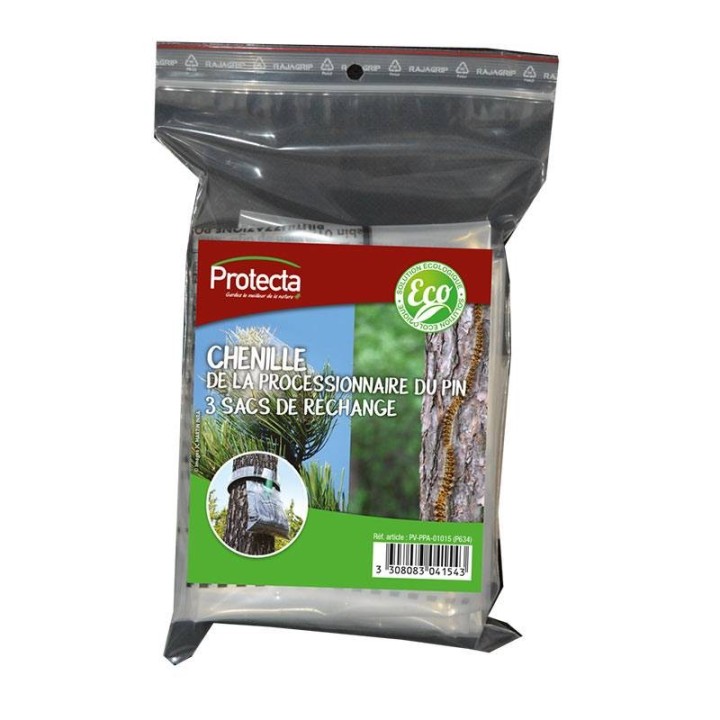 Sacs de rechange pour piège chenilles processionnaire du pin (x3 pces)
