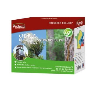 Piège collier pour chenille processionnaire du pin