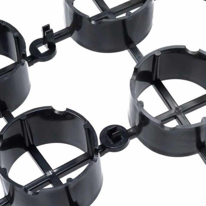 Dalle à gazon clipsable 1m2, pour parking gazon