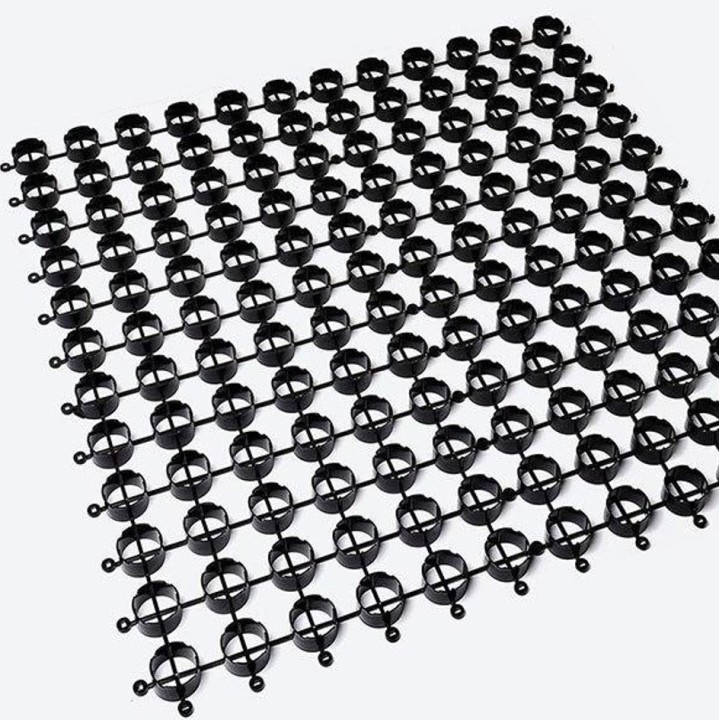 Dalle à gazon clipsable 1m2, pour parking gazon