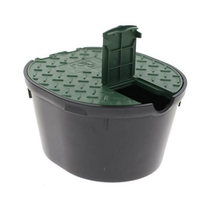 Bouche d'arrosage ovale avec vanne Ø 3/4"m.