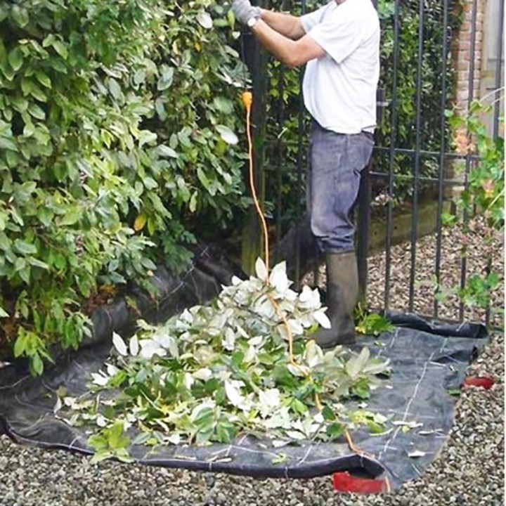 Bâche de ramassage déchets de taille