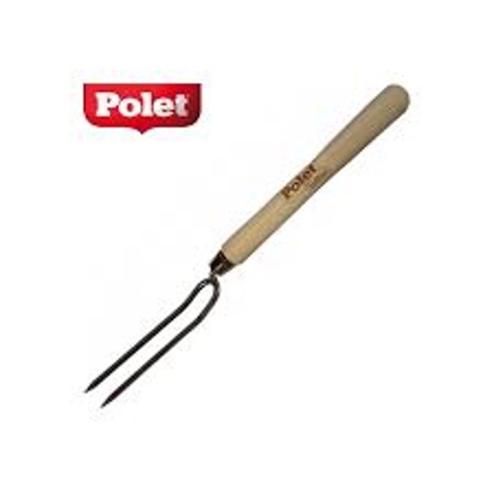 Fourche traditionnel à désherber 2 dents à main POLET