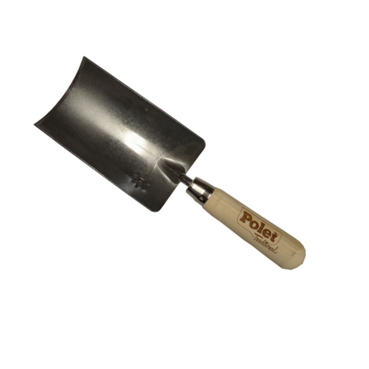 Transplantoir traditional droit en acier trempé