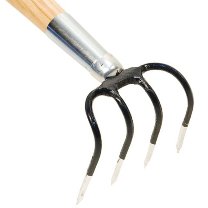 Petit croc de jardin 4D 130x125mm A/M 145cm