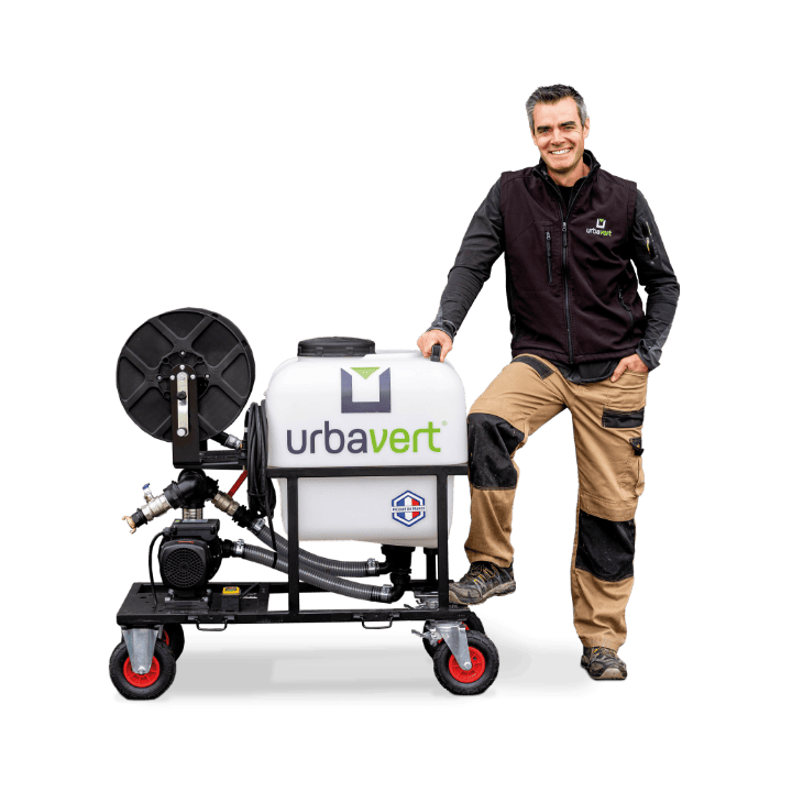 Machine E-SPRAY mini (hydroseeder) location à la journée