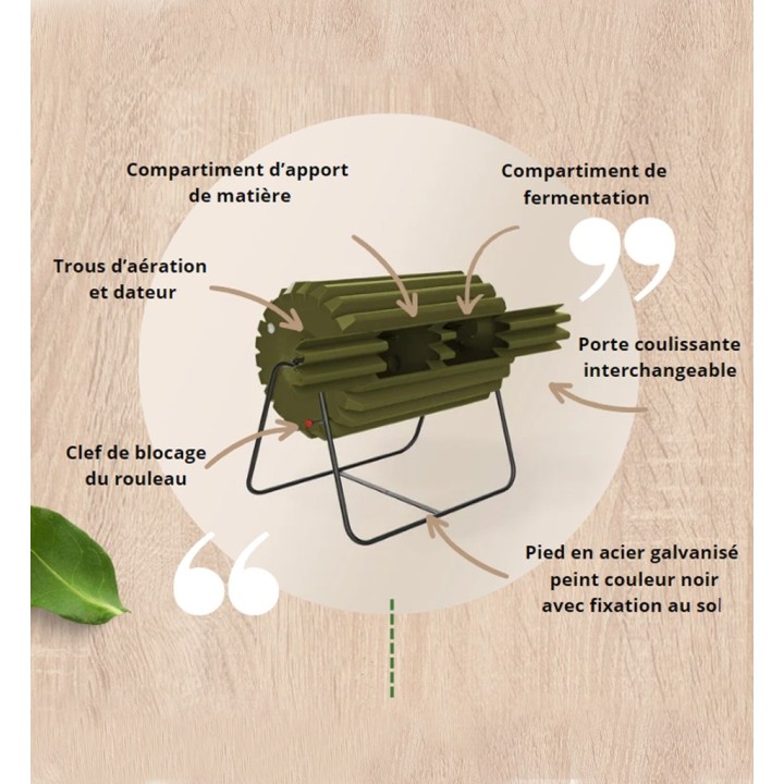 Composteur rotatif Hérisson