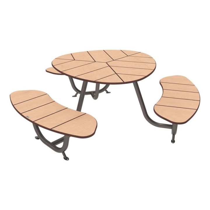 Table pique nique Valence (ensemble table + trois assices)