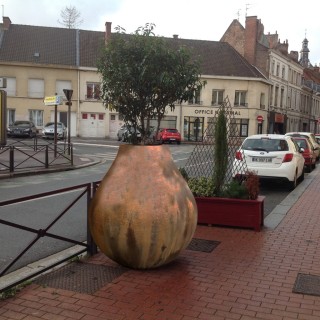 Bulbo Dimensions 1168xht1280 mm - Effet Corten