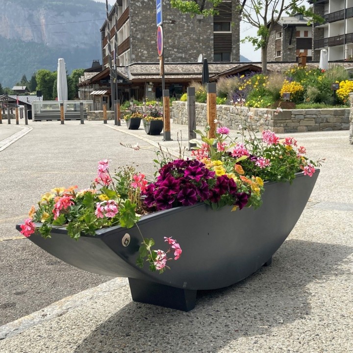 Balconnière Elipso Dimensions 1270x260xht270 mm