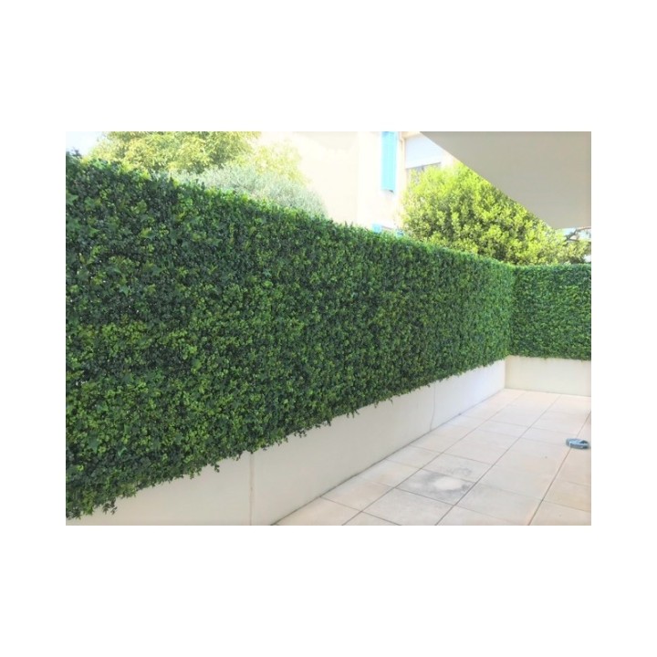 Haie synthétique Lierre 1m x 1m