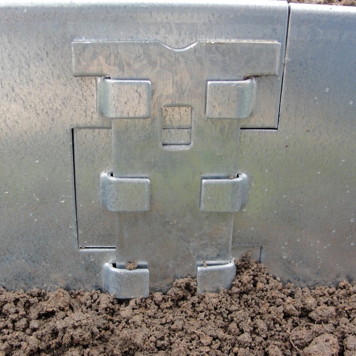 Volige plane acier galvanisé 5 x 1.9ml soit un paquet de 9.5ml