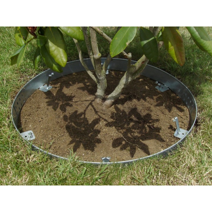 Entourage d'arbre rond acier galvanisé