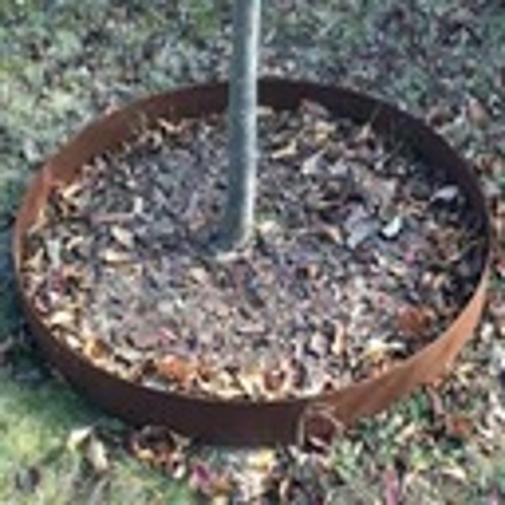 Entourage d'arbre rond Corten