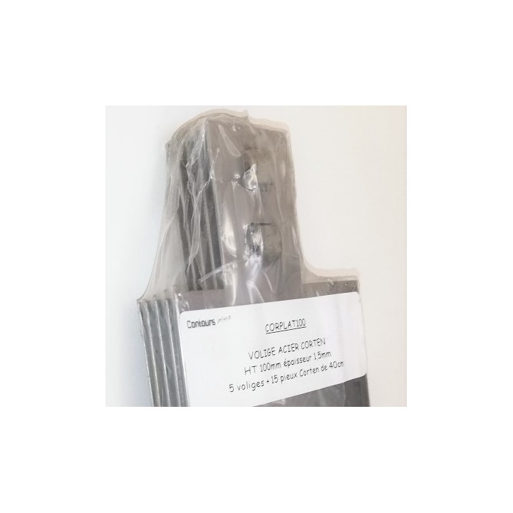 Volige plane acier Corten autopatinant x 9.5ml