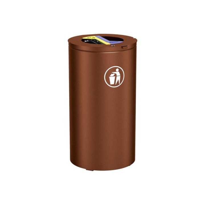 Corbeille Olbia tri sélectif 2x60L